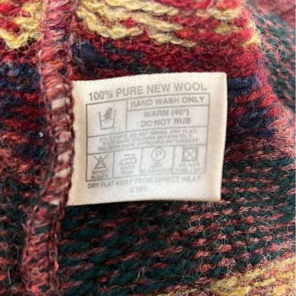 Vintage Clan Royal 100% Wool Crew Neck Pullover Sweater Scotland Men's Large - Picture 4 of 7